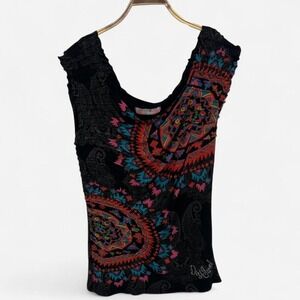 Euro Y2K Styled Desigual Top